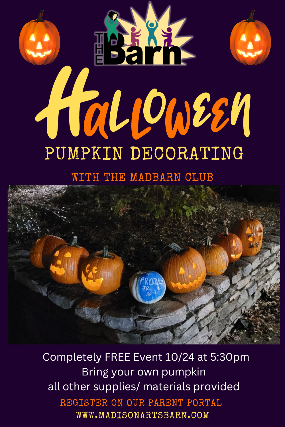 FREE Pumpkin Decorating Night